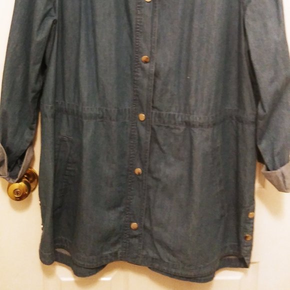 Northern Reflections Snap Denim Jacket XL - Picture 2 of 4